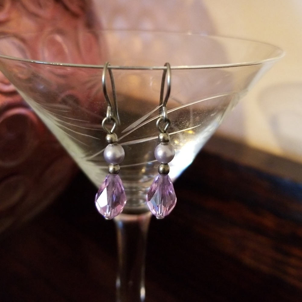 3 for $10/Lavender earrings